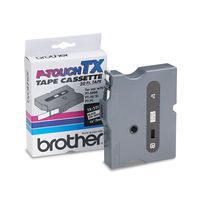 New-Brother P-Touch TX2211 - TX Tape Cartridge for PT-8000, PT-PC, PT-30/35, 3/8w, Black on White - BRTTX2211