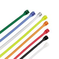 Calterm 73240 4 in. Assorted, Nylon Cable Tie, Various Colors