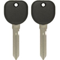 Keyless2Go New Uncut Replacement Transponder Ignition Car Keys B112 (2 Pack)