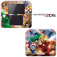 Super Heroes Decorative Video Game Decal Cover Skin Protector for Nintendo 2Ds