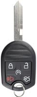 KeylessOption Keyless Entry Remote Control Fob Uncut Blank Ignition Car Key Remote Start for CWTWB1U793