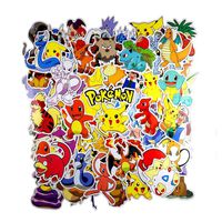 We Sticker Shop [80pcs] Anime Vinyl Sticker for Nintendo Switch Laptop Water Bottle Bike Car Motorcycle Bumper Luggage Skateboard Graffiti Cute Animals Monsters Decals Best Gift for Kids Children