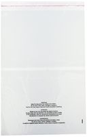 Uline 14" x 20" Self Seal Poly Bags with Suffocation Warning, Easy Peel and Stick Clear, 1.5 mil (S-19132) 100 count