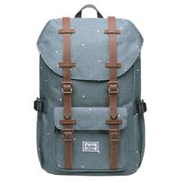 KAUKKO Laptop Outdoor Backpack, Travel Hiking& Camping Rucksack Pack, Casual Large College School Daypack, Shoulder Book Bags Back Fits 13" Laptop & Tablets Mini Size(7greypoint)