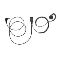 BOMMEOW BSE15-Y1 C Shape Earpiece Swivel Style Earhanger for Vertex Yaesu VX-1R VX-5R VX-110 VX-150 FT-250R FT-60R
