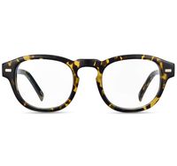 Boca Blu Blue Light Blocking Reading Glasses | UV Light Filtering Anti Glare High Optical Quality Glasses for Men/Women (+1.25, Artermis Yellow Tort)