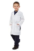 Dress Up America Lab Coat - Doctor's White Lab Coat for Kids 3/4 Length, Lightweight Quality Material