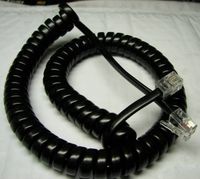 5 Pack of Black 9' Ft Handset Cords for Panasonic Phone KX DT NT DT500 NT500 T7400 VB-44000 HDV UT DBS Series DT543 DT546 NT551 NT553 NT556 NT560 T7420 T7425 T7433 T7453 B Lot by DIY-BizPhones