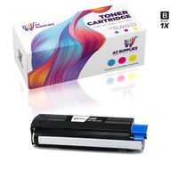 AZ Compatible Toner Cartridge Replacement for Okidata C5100 / C5200 C5100N C510DN C5150N C5200N C5250 C5300N C5400 C5400DN C5400DTN C5400N C5400TN C5450 C5510MFP (Black, 1-Pack)