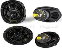 KICKER New Ds693 6X9 3-Way Car Speakers + Ds65 6.5" 2-Way Car Speakers 11Ds693