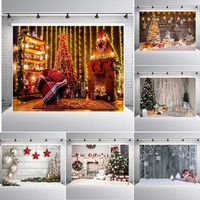 Lazinem Portable Print Christmas Style Collapsible Photography Background For Shooting Party Games & Activities