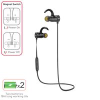Best Bluetooth Headphones | Wireless Sports Earphones w/Mic | IPX4 Waterproof/Sweatproof HD Stereo Earbuds for Gym, Running, Workout | 10 Hour Battery | Noise Isolation Headsets | HARP Alive