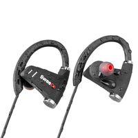 SweeCo Wireless Bluetooth Headphones, IPX7 Waterproof Sports Earbuds, HD Stereo Earphones for Gym Noise Cancelling Headsets for iPhone and Samsung