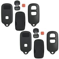 Keyless2Go New Replacement Shell Case for Remote Key Fob FCC HYQ1512Y HYQ1512P HYQ12BBX HYQ12BAN - Shell ONLY (2 Pack)
