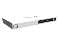 NETGEAR 28-Port Gigabit Ethernet Insight Managed Smart Cloud Switch (GC728X) - with 2 x 1G SFP and 2 x 10G SFP+, Desktop/Rackmount
