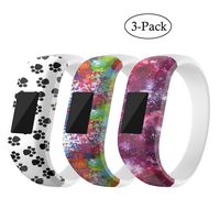 MICHIKO for Garmin Vivofit JR Bands, Cute Cartoon Soft Silicone Replacement Band Wristbands Bracelet Straps Accessory Fit Garmin Vivofit 3/ Vivofit JR/Vivofit JR 2 for Kids