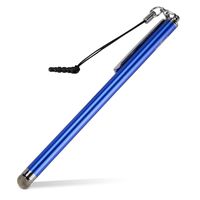 BoxWave EverTouch Slimline Capacitive Stylus for iPad - Apple iPad Touch Screen Stylus w/ Thinner Barrel and Finer Point Ultra Durable FiberMesh Woven Fabric Tip for Ultra Responsive, Smoother Glide, and Increased Accuracy (Lunar Blue)