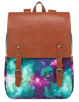 15.6 Inch Laptop Backpack Galaxy College Rucksack Women Girls Schoolbag Business Carry On Travel Bag with USB Charging Port