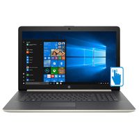 HP 17.3" High Performance Touchscreen Laptop in Pale Gold (Intel i5-8250U 4-Core, 12GB RAM, 1TB HDD, 17.3" HD 1600x900 Touch, AMD Radeon 530, WiFi, Webcam, Microphone, Win 10 Home)