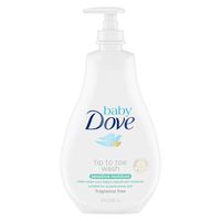 Baby Dove Tip to Toe Baby Wash and Shampoo For Baby's Delicate Skin Rich Moisture Tear-Free and Hypoallergenic 20 oz