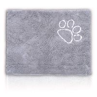 CatGuru Waterproof Non-Slip Machine Washable Cat Litter Mat, Extra Large, 36-Inch x 28-Inch, Grey