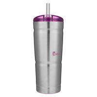 Bubba Brands Ignite USA 1965699 PURP Vacuum 24OZ Stainless Steel Tumbler, 24 oz, Paradise Purple Lid
