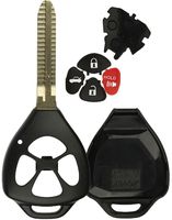 KeylessOption Keyless Entry Remote Key Fob Shell Key Blade Case For Toyota Camry Corolla Rav4 Matrix Venza Yaris