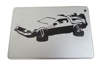 Back to the Future Doc Brown/Marty McFly Delorean Time Machine indoor/outdoor Vinyl Decal for laptops, tablets, ipad, bumpers, windows