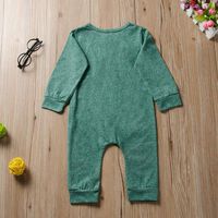 Sharemen Newborn Baby Boy Girl Letter Long Sleeve Romper Bodysuit Outfit Clothes (6-12 Months, Green23)