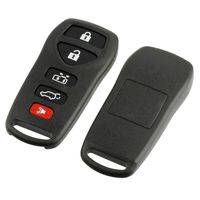 Key Fob Keyless Entry Remote Shell Case & Pad fits Nissan 2004-2009 Quest