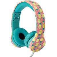 Snug Play+ Kids Headphones Volume Limiting and Audio Sharing Port (Pineapples)