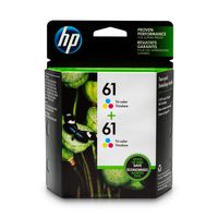 HP 61 | 2 Ink Cartridges | Tri-color | CH562WN