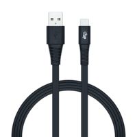 i2go Micro USB Flat Cable (4Ft), Compatibility for Samsung, Nexus, LG, Motorola, Android Smartphones and More - Black