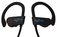 Wireless Bluetooth Headphones with Passive Noise Cancelling Earbuds with Ear Hooks, Extended Battery Life, and Built in Microphone