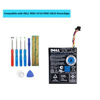 Upplus T40JJ Replacement Battery Compatible with DELL PERC H710 PERC H810 PowerEdge M620 R820 R320 R520 R620 70K80 with Tools 450mAh 3.6V