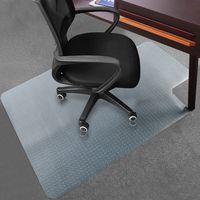 Office Desk Chair Mat for Carpet Anti-Slip PVC Hard Wood Floor Chair Mat 48" x 36" from Sallymall - No BPA Phthalates, Odorless (Lip)