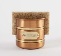 MUD PIE COPPER AND BRASS SPONGE HOLDER