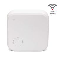 Fox&Summit WiFi Vibration Sensor with Built-in Chime, Multi-Purpose WiFi Enabled Battery Operated Smart Sensor for Home Security, No Hub Required