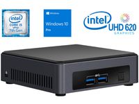 Intel NUC NUC7i5DNKE Mini PC/HTPC, Intel Dual-Core i5-7300U Upto 3.5GHz, 8GB DDR4, 512GB NVMe SSD, WiFi, Bluetooth, 4k Support, Dual Monitor Capable, Windows 10 Professional 64Bit