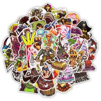 Band Rock Skateboard Sticker Vinyl - Waterproof Sticker Fashion Cool Hip Hop Punk Style Laptop Phone Case Skateboard Guitar Suitcase Motorcycle Bike Graffiti IPad (50PCS)