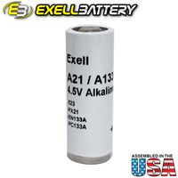 Exell A21PX 4.5V Battery 1306AP 3LR50 6135-99-114-1239 A133 A21 APX21 BA-1098 EN133A EPX21 PC133A PX21 RPX21 V21PX Macintosh Plus Bolex H16 Movie Camera Praktica EE2 EE3 PLC2 PLC3 VLC VLC2 VLC3