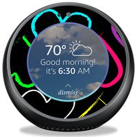 MightySkins Skin Compatible with Amazon Echo Spot - Hearts | Protective, Durable, and Unique Vinyl Decal Wrap Cover | Easy to Apply, Remove, and Change Styles | Made in The USA