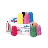 Pacon PAC00130 Trait-tex School Roving Yarn, 150yds Per Cone, 9 Cones