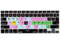 XSKN Final Cut Pro X Shortcuts Keyboard Skin 1pc + Clear Silicone Keyboard Cover 1pc for Macbook Air 13 & Pro 13 15 17, Retina (US / European ISO Keyboard)