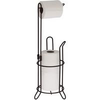 Simple Houseware Bathroom Toilet Tissue Paper Roll Storage Holder Stand, Bronze