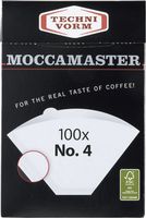 Technivorm Moccamaster 85022 Moccamaster #4 White Paper Filters, one size
