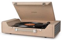 Crosley CR6232A-BR Nomad Portable USB Turntable with Software for Ripping & Editing Audio, Brown