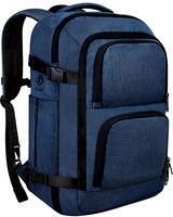 Dinictis 40L Flight Approved Carry on Travel Backpack, Weekender Bag - Blue