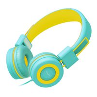 Elecder i37 Kids Headphones for Children Girls Boys Teens Foldable Adjustable On Ear Headphones with 3.5mm Jack for iPad Cellphones Computer MP3/4 Kindle Airplane School
