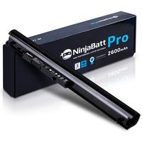 NinjaBatt Pro Laptop Battery for HP 746641-001 OA04 OA03 740715-001 HSTNN-LB5Y TPN-C113 HSTNN-LB5S HSTNN-PB5Y F3B94AA 240 G2 250 G3 TPN-F113 TPN-F115 - Samsung Cells [4 Cells/2600mAh/38wh]